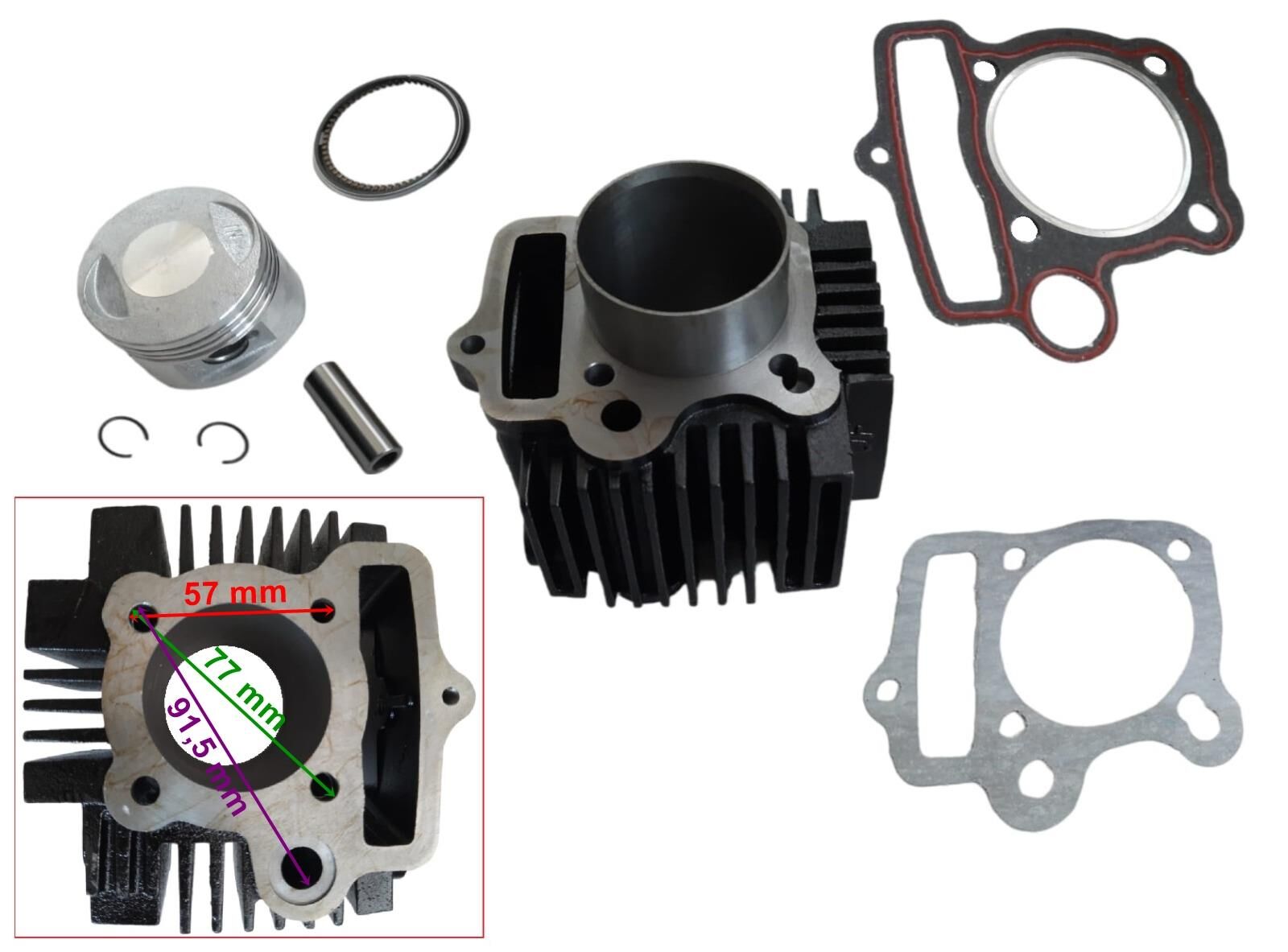 Cub 125 (Aydos) (Std) Silindir 54 Mm 14 Pim 69 Boy Komple Yk24