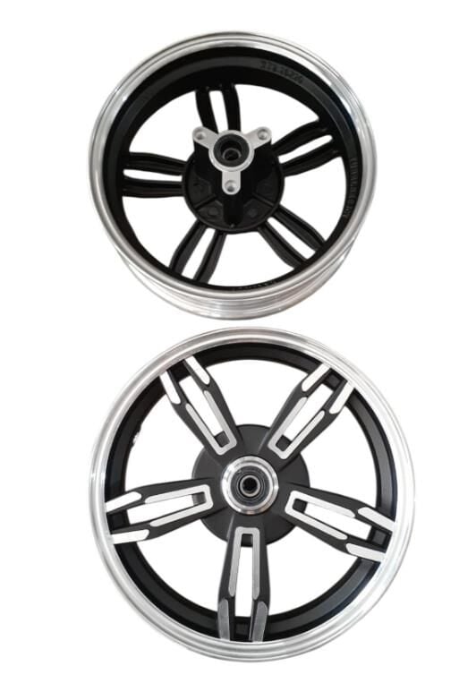 Ön 10 Jant Diskli Siyah Alüminyum E-Bisiklet/Fayton/Cobra