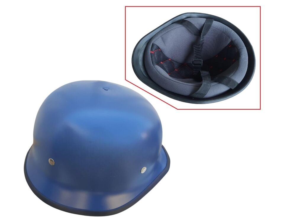 Kask Nazi Tm Mat Mavi