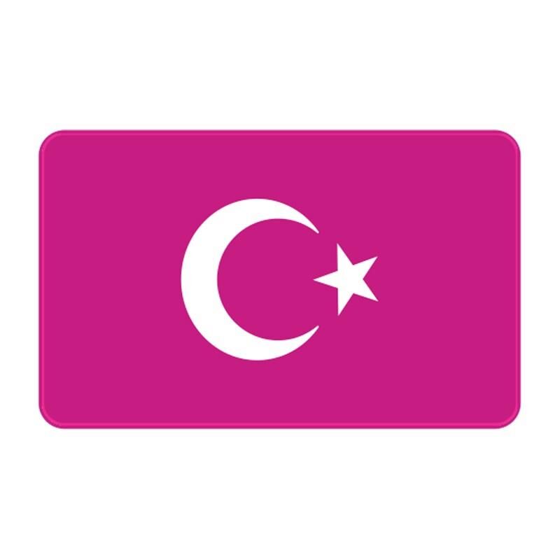 Cg Şeffaf Pembe Bayrak Far Filmi