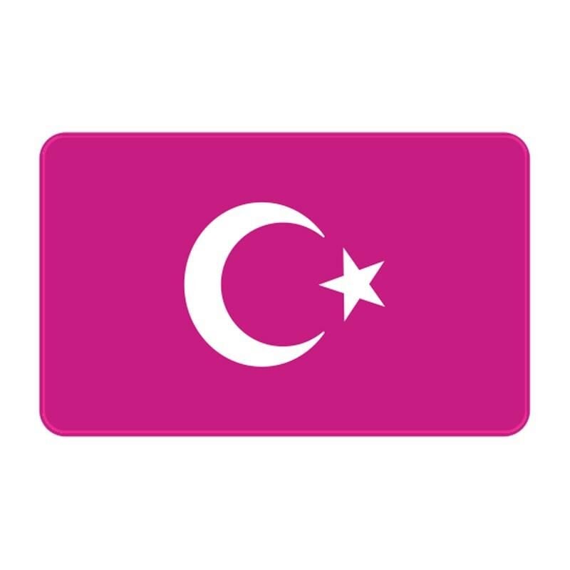 Cg Şeffaf Pembe Bayrak Far Filmi