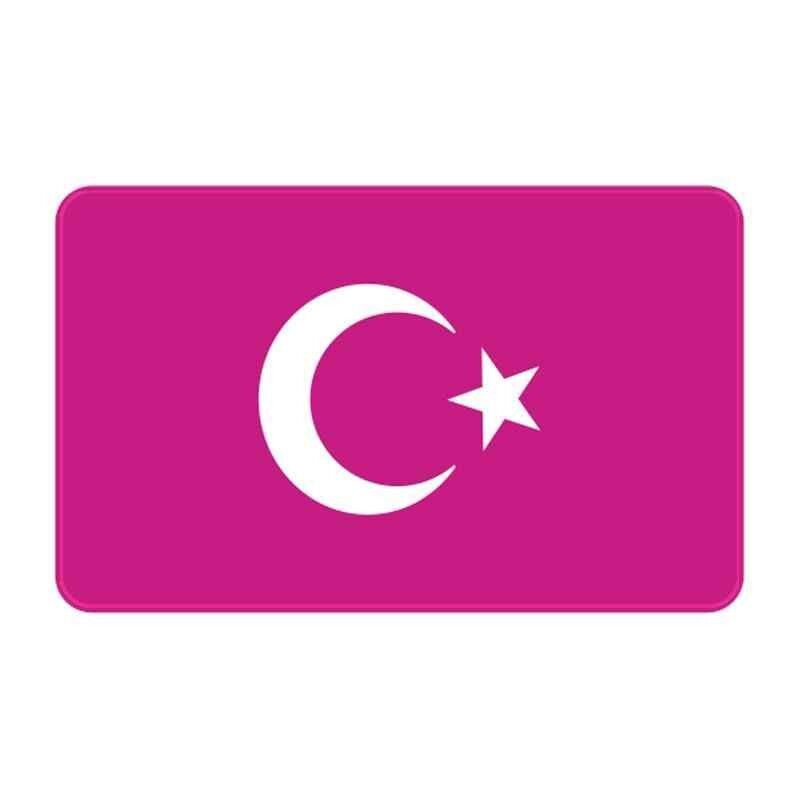 Cg Şeffaf Pembe Bayrak Far Filmi