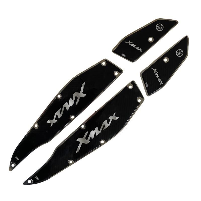 Yamaha Xmax 2014 - 2017 Uyumlu Beyaz Krom Ayak Basamak