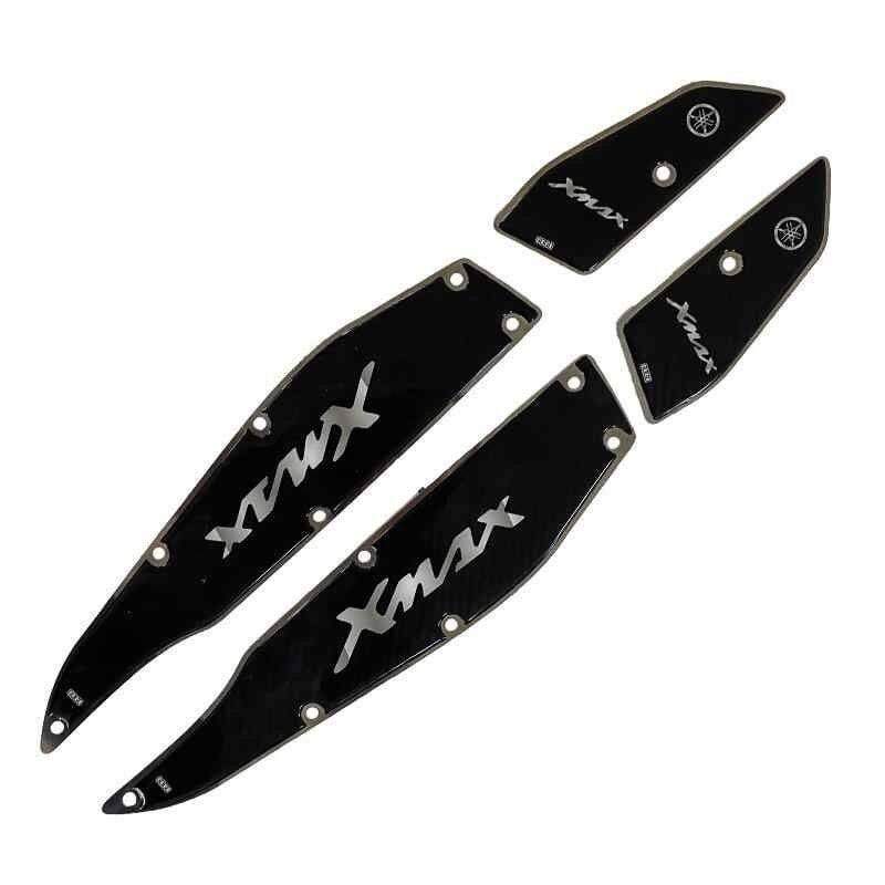 Yamaha Xmax 2014 - 2017 Uyumlu Beyaz Krom Ayak Basamak