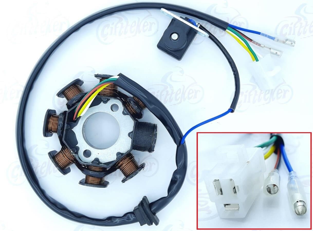 151Rs-Rr-Rf-Rt Statör 8 Li 29-88-26X2D 5K