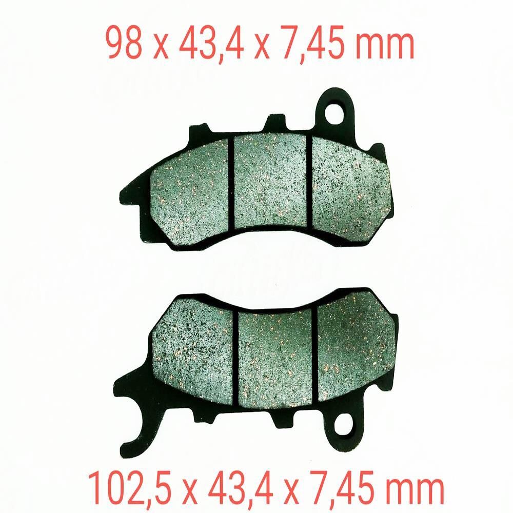 Honda Cb 125F Uyumlu Ön Fren Disk Balatası Gold