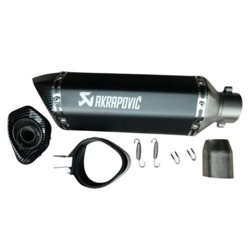 Racing Model Eksoz Akrapovic Siyah Susturuculu