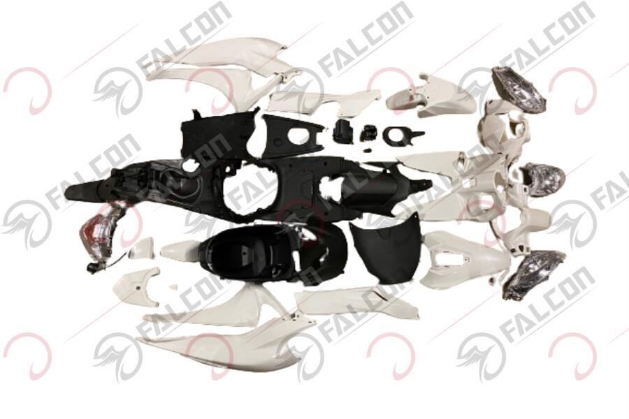 Honda Dio Kaporta Seti Beyaz Aydınlatma Grubu Dahil (28 Parça Full Set)