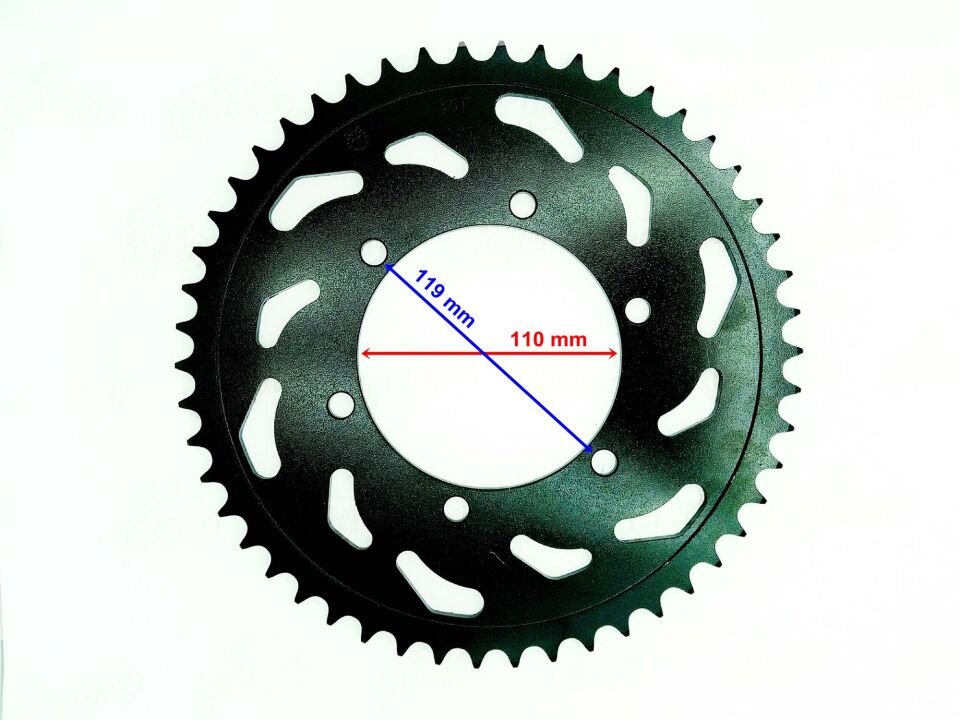 Yamaha Uyumlu R25 Mt-25 Arka Dişli 520-50t İç 110 Mm 6 Delikli Öm