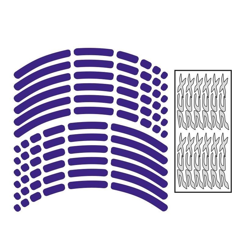 Honda Reflektör Mavi I Pcx Uyumlu 1 Set Jant Şeridi