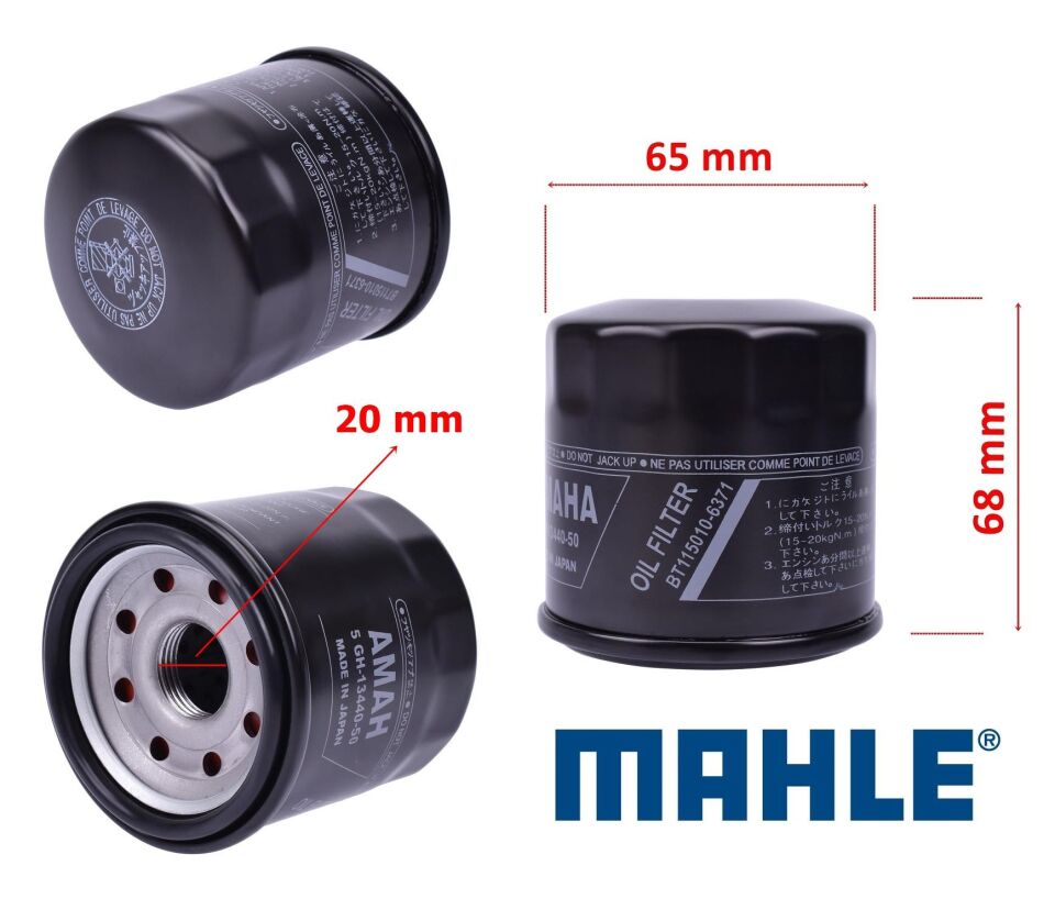 Yamaha Mt-25 R25 Yağ Filtresi Mahle Oc 1081 (Hf204)