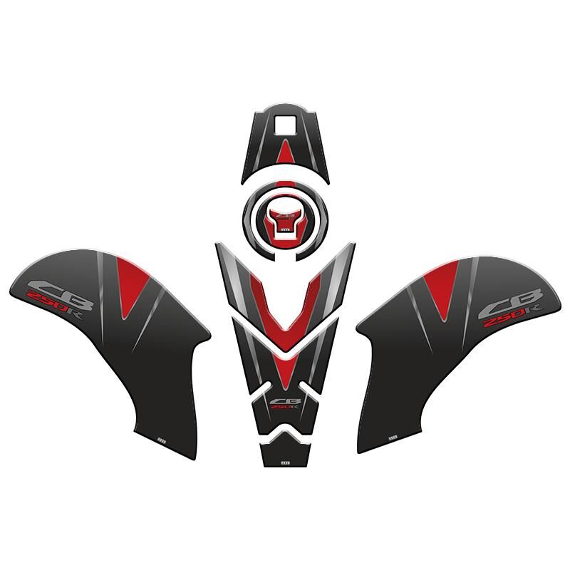 Honda Cb250R 2018 - 2023 Uyumlu Tank Pad Set 005