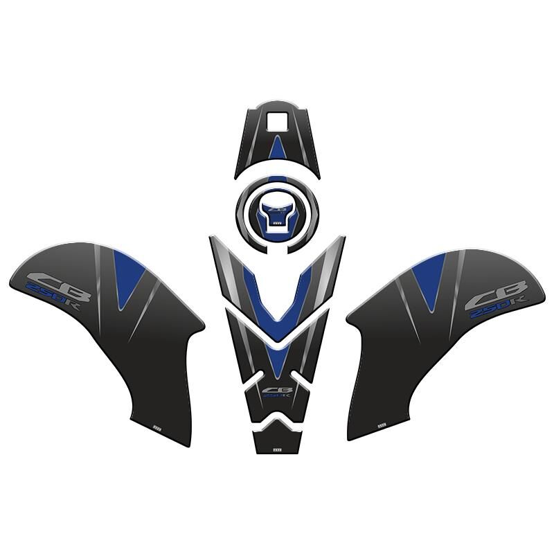 Honda Cb250R 2018 - 2023 Uyumlu Tank Pad Set 006