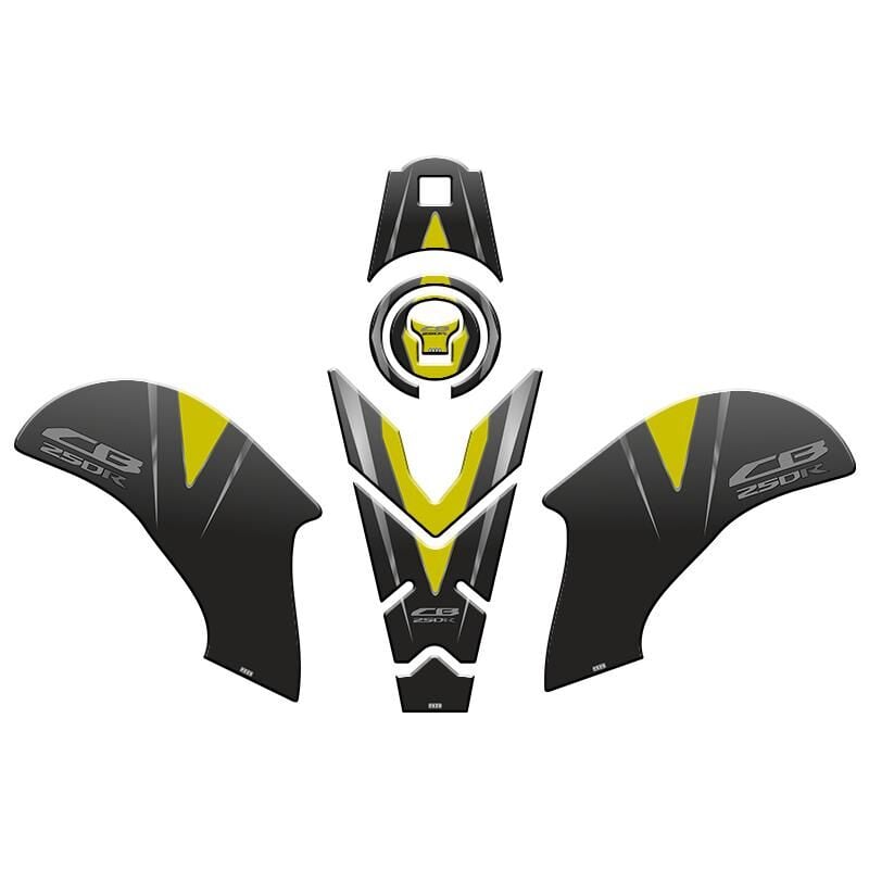 Honda Cb250R 2018 - 2024 Uyumlu Tank Pad Set 007