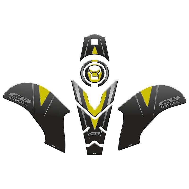 Honda Cb250R 2018 - 2023 Uyumlu Tank Pad Set 007