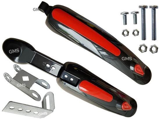 Bisiklet Çamurluk Set Siyah-kırmız Ym Mtb