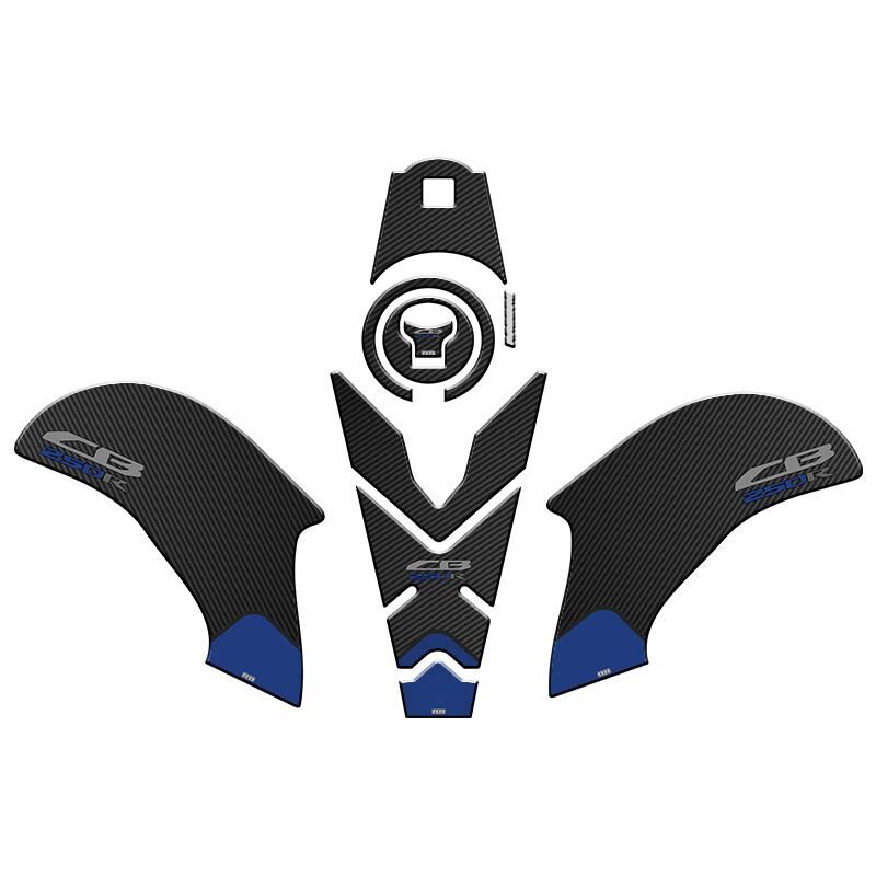 Honda Cb250R 2018 - 2023 Uyumlu Tank Pad Set 010