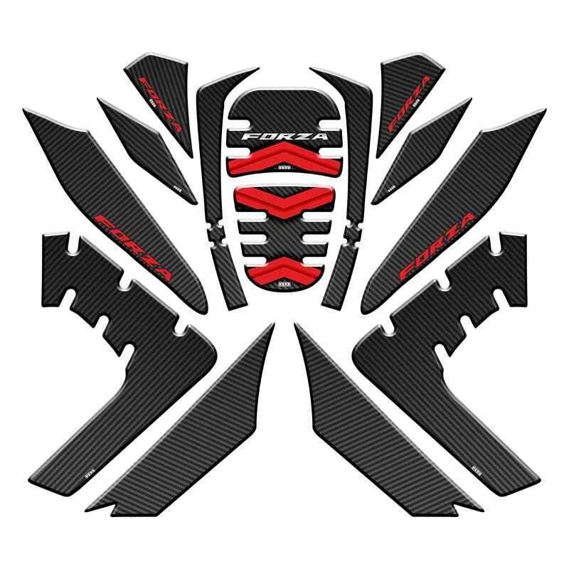 Honda Forza 2021 - 2022 Uyumlu Tank Pad Set 009