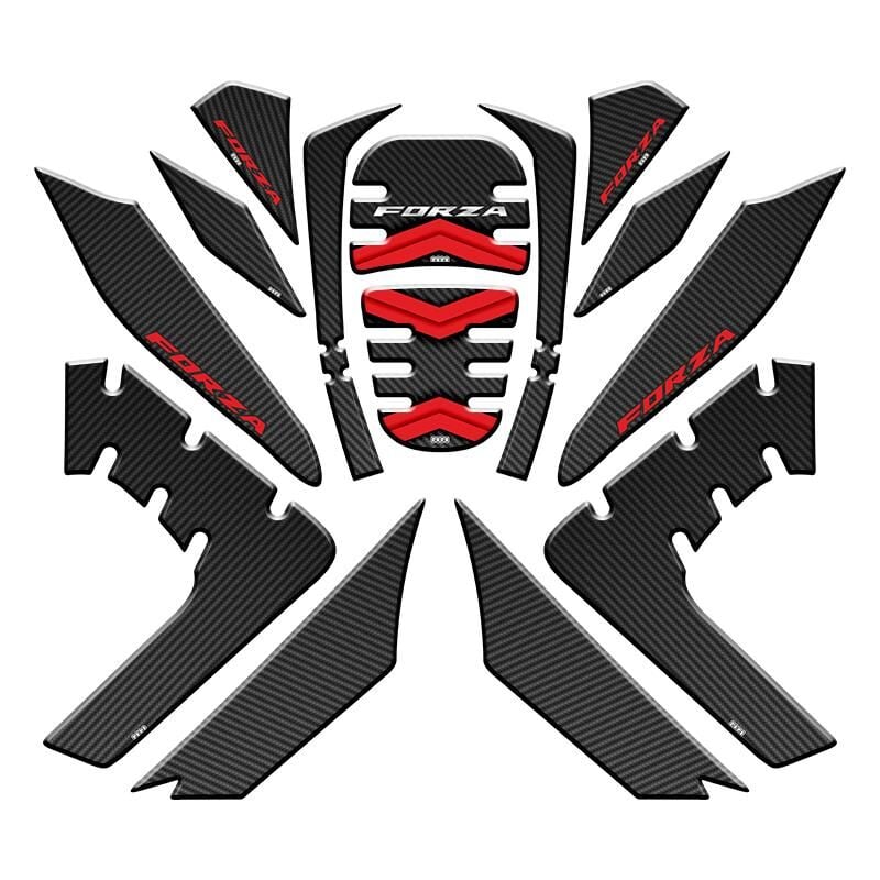 Honda Forza 2021 - 2022 Uyumlu Tank Pad Set 009