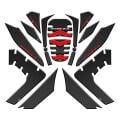 Honda Forza 2021 - 2024 Uyumlu Tank Pad Set 009