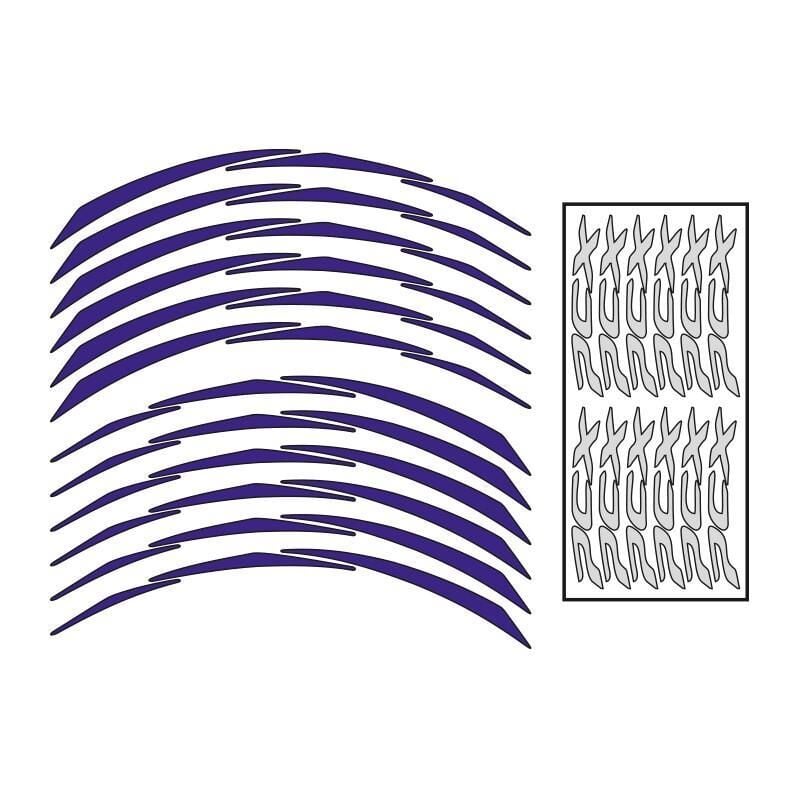 Honda Reflektör Mavi Iıı Pcx Uyumlu 1 Set Jant Şeridi