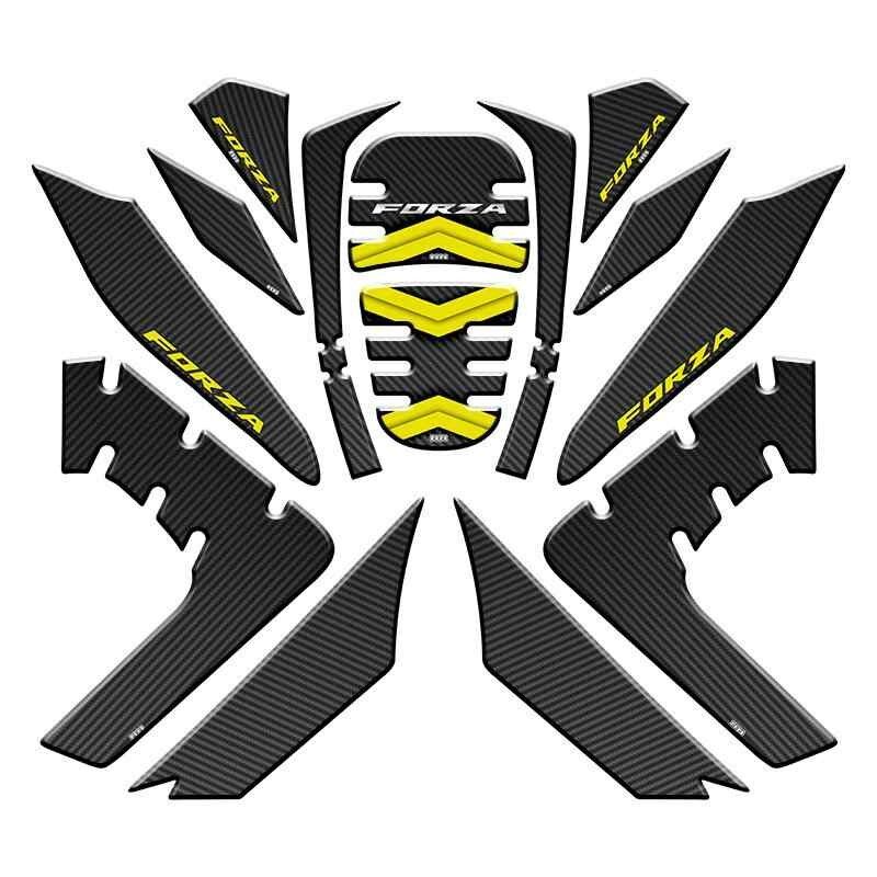 Honda Forza 2021 - 2022 Uyumlu Tank Pad Set 010