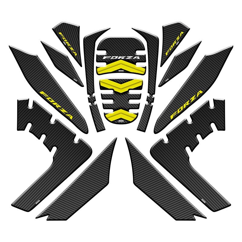 Honda Forza 2021 - 2024 Uyumlu Tank Pad Set 010