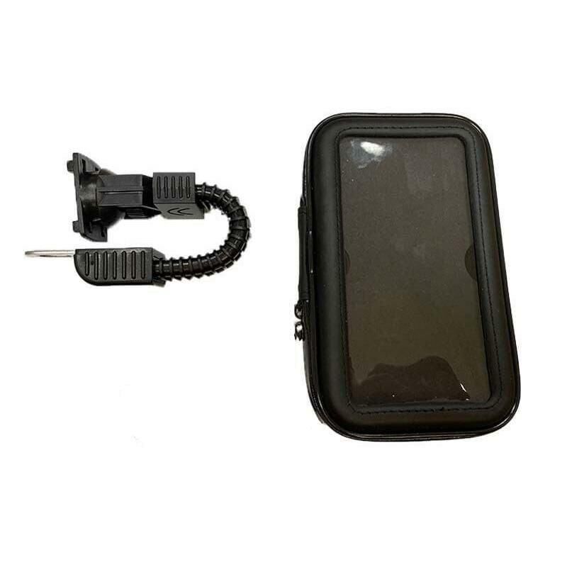 Telefon Tutucu Ayna Bağlantılı Deri Model