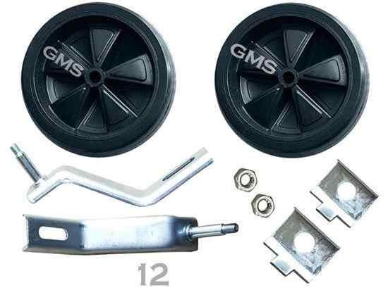 Yan Teker 12 Lık Pvc Sıyah