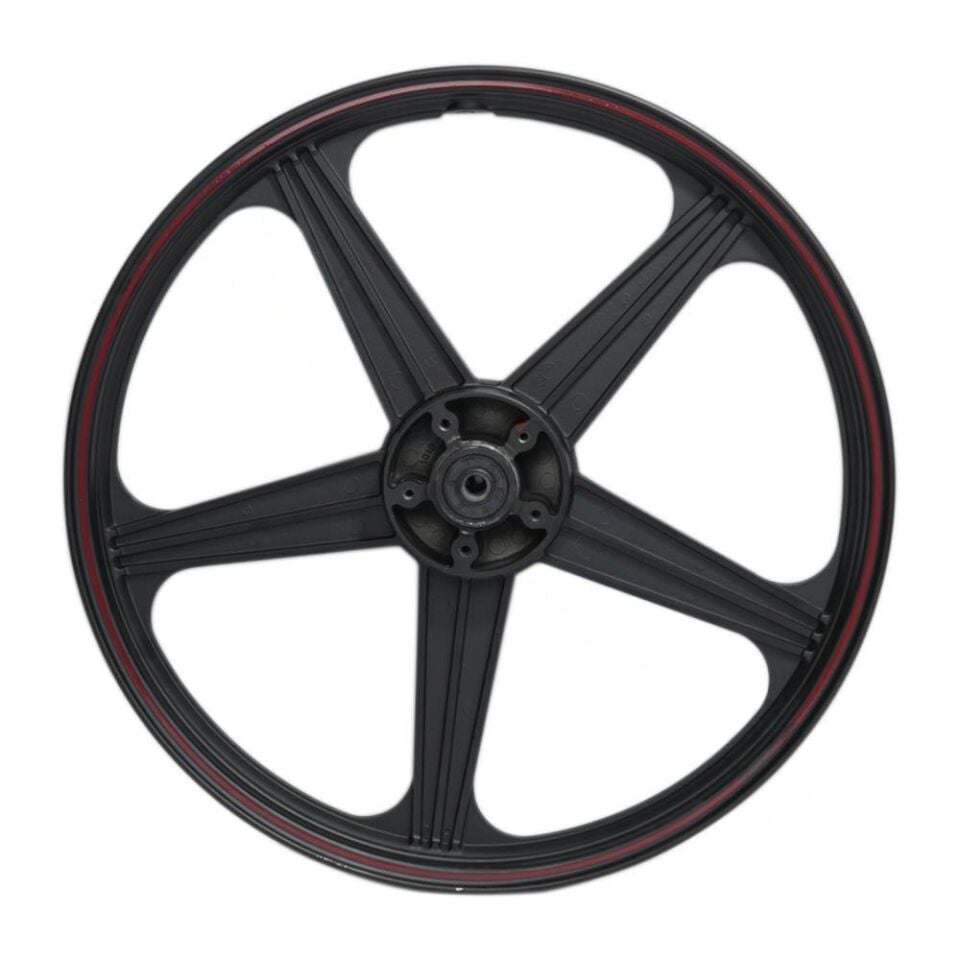 Mondial Mg Superboy Ön Jant Çelik Diskli Tip Kırmızı-Siyah 160-18