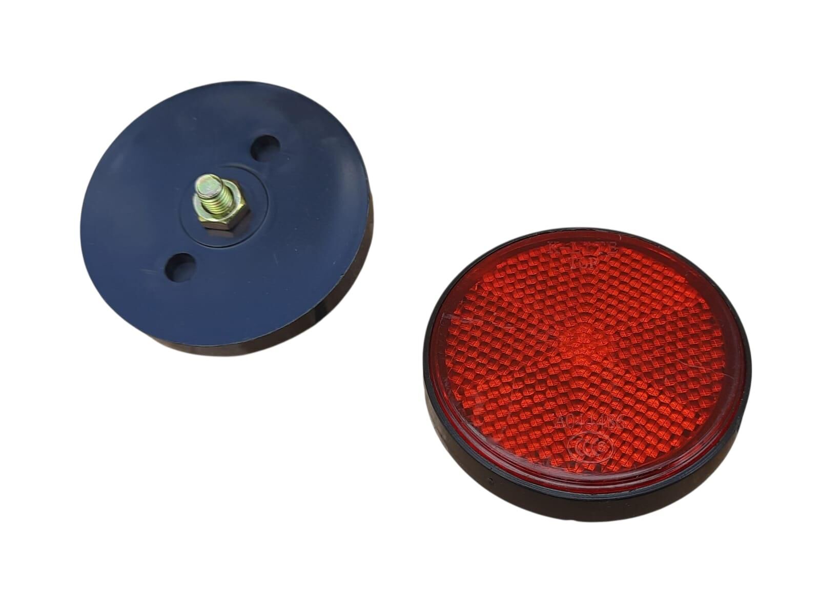 Scooter-Cg Reflektör Yuvarlak Kırmızı 6 Mm (Adet)