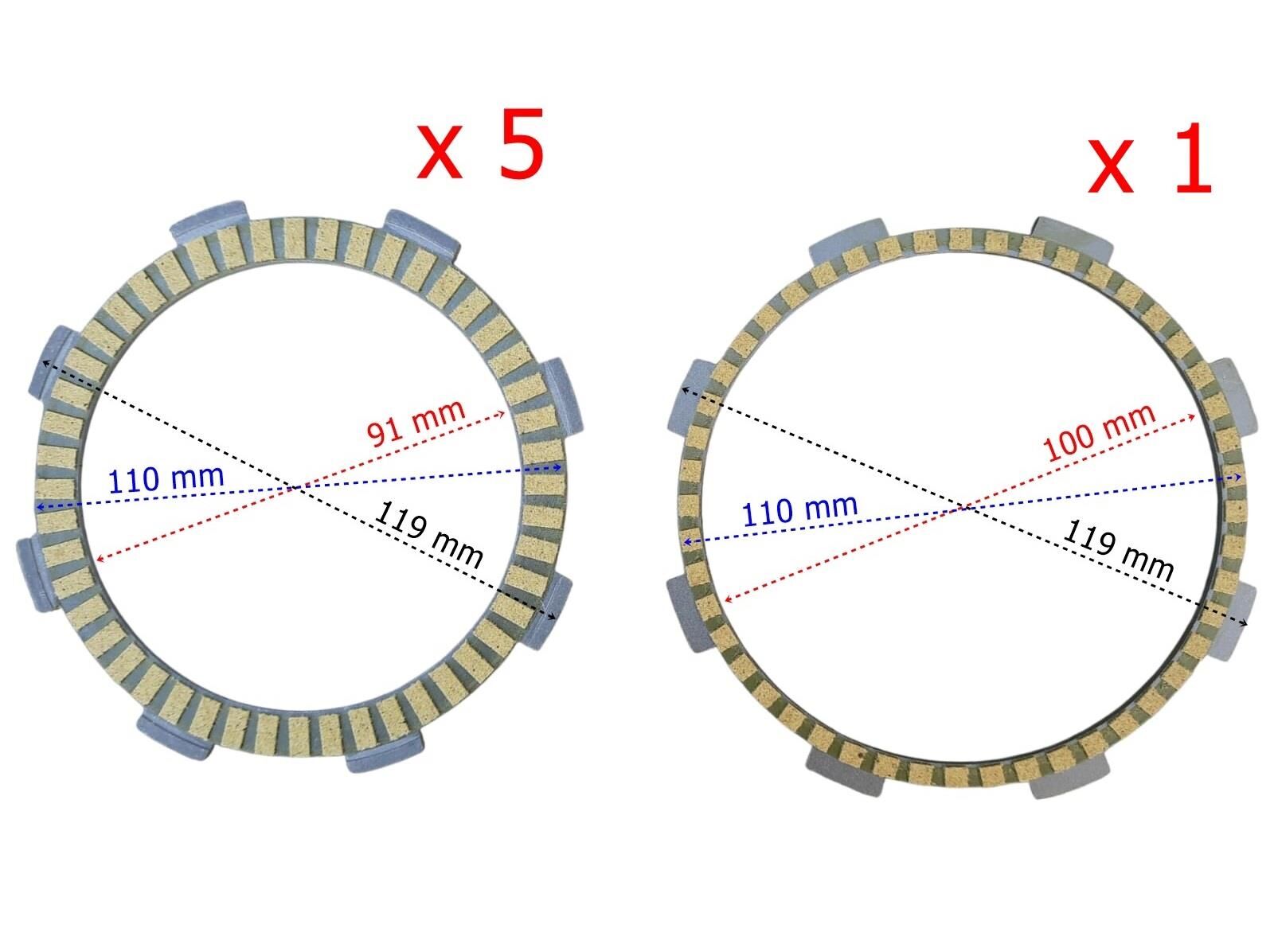 Bajaj Pulsar Ns 200 Debriyaj Balatası 5+1 Hn