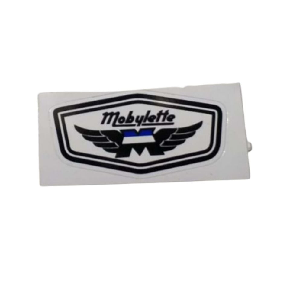 Mobylette M Yazı Siyah Kanatlı