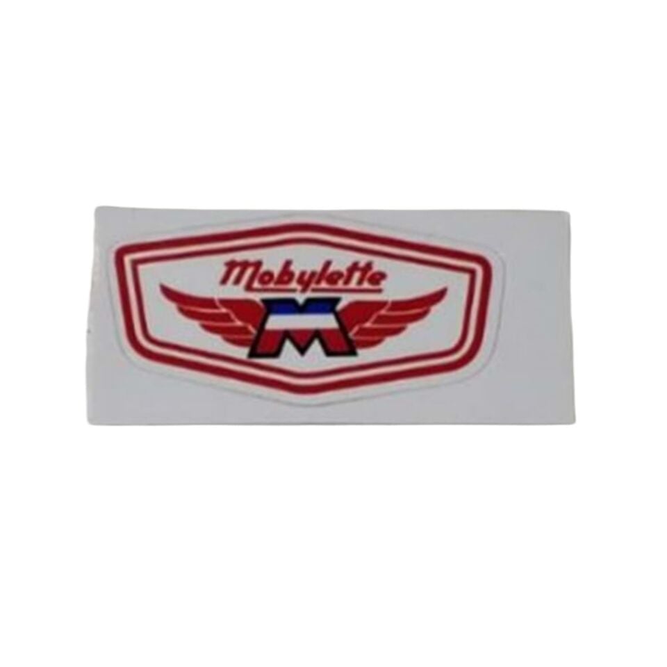 Mobylette M Yazı Kırmızı Kanatlı