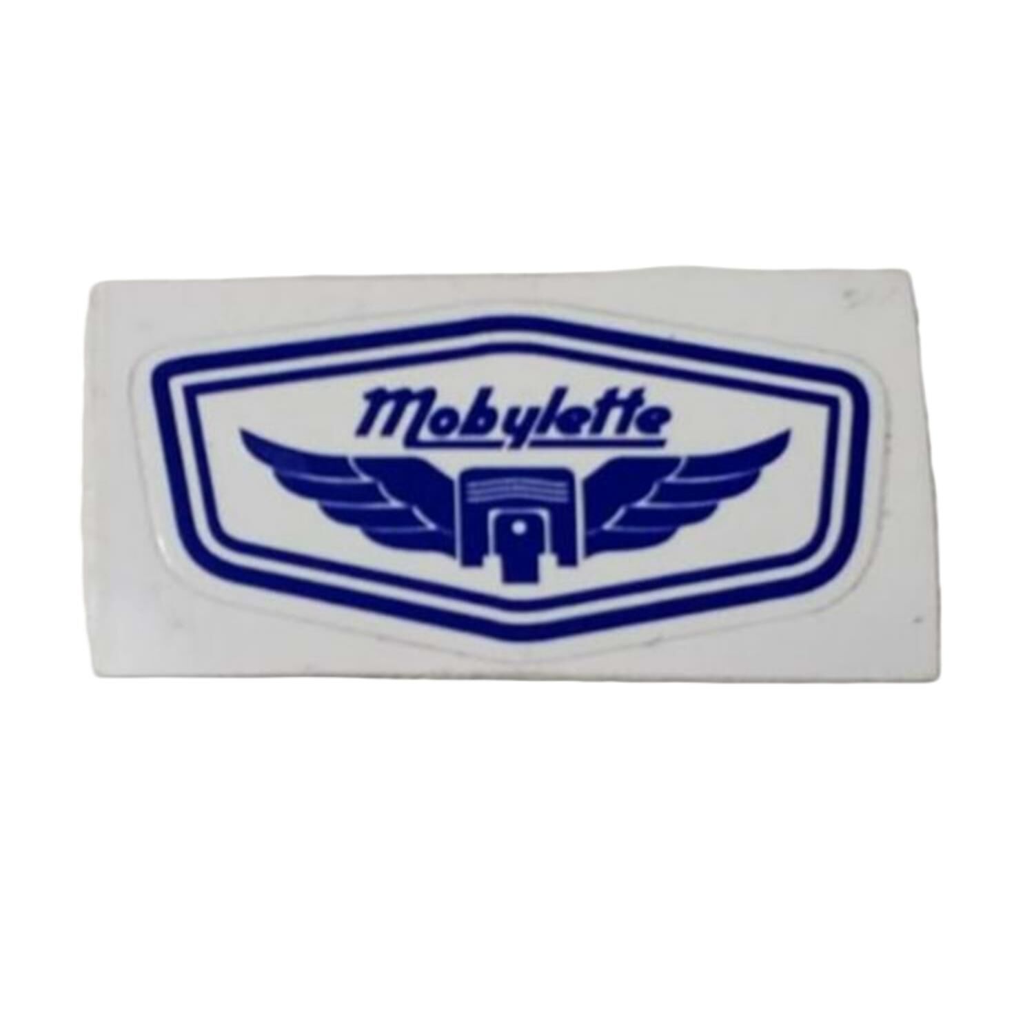 Mobylette M Yazı Mavi Pistonlu Kanatlı