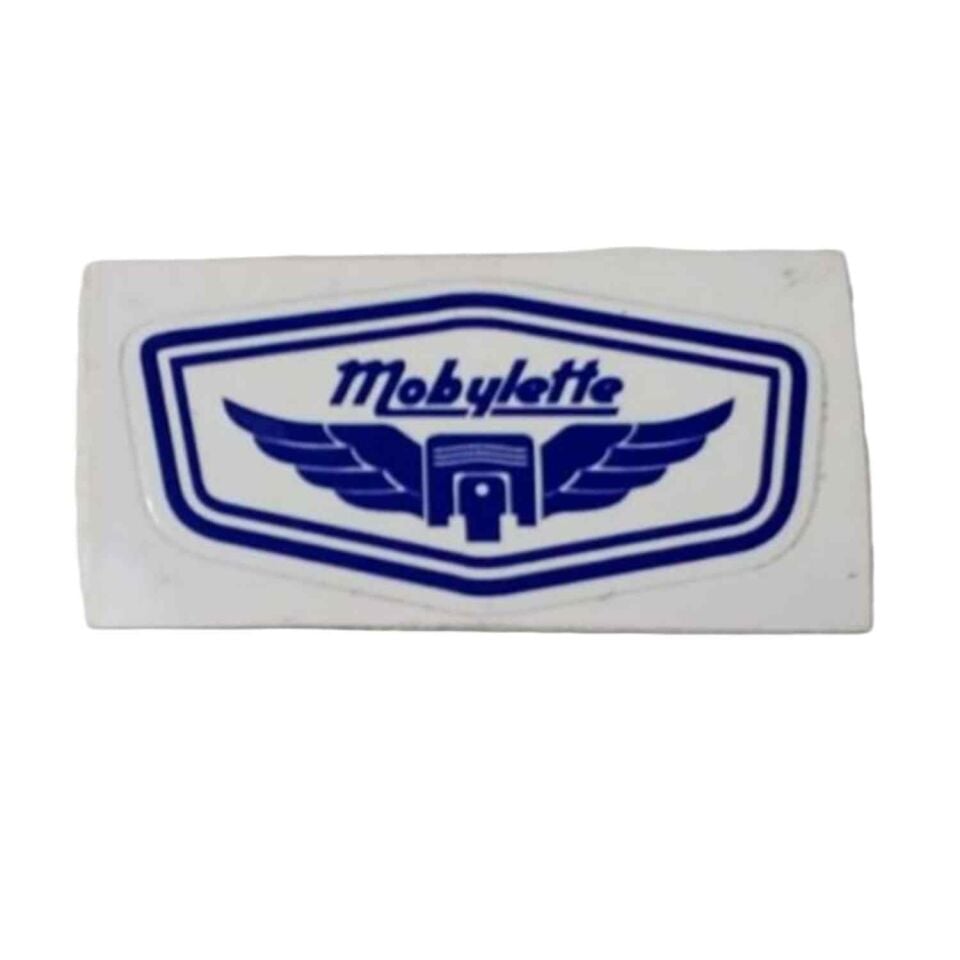 Mobylette M Yazı Mavi Pistonlu Kanatlı