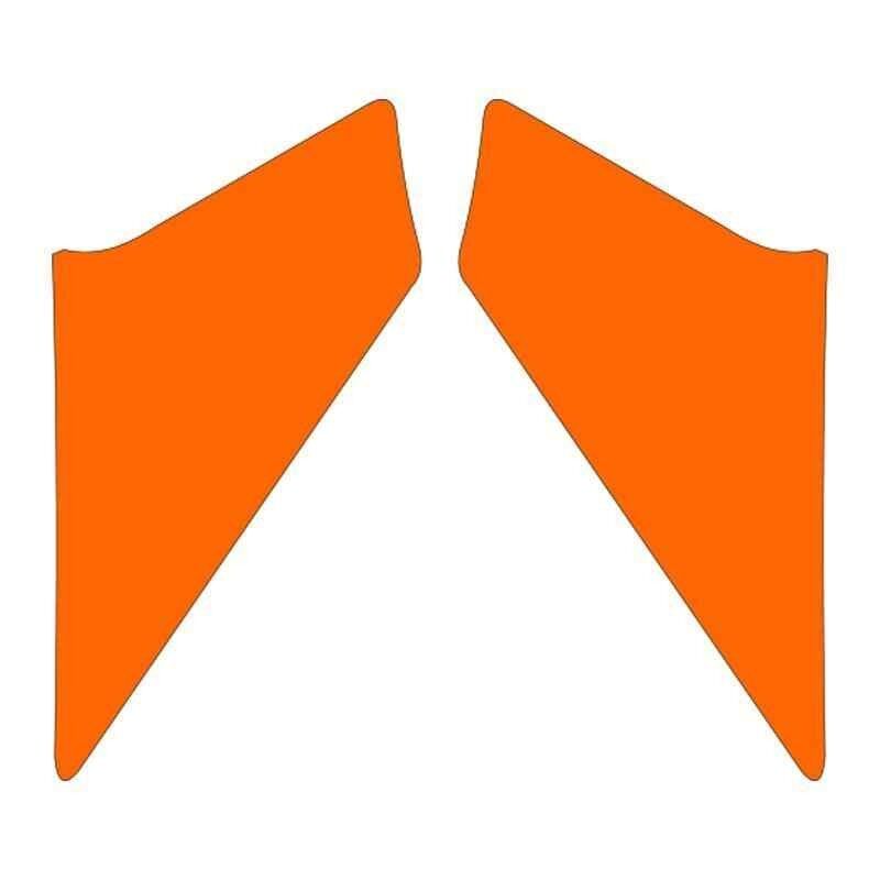 Cg Florasan Turuncu Ön Çamurluk Yan Sticker