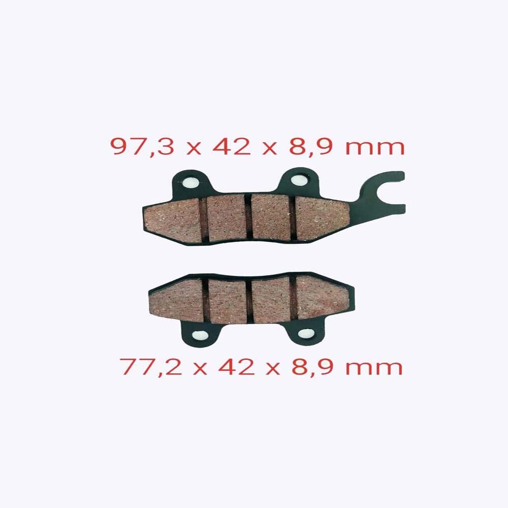 Cub Ön Fren Disk Balatası Çengelli 9 Mm Fa197