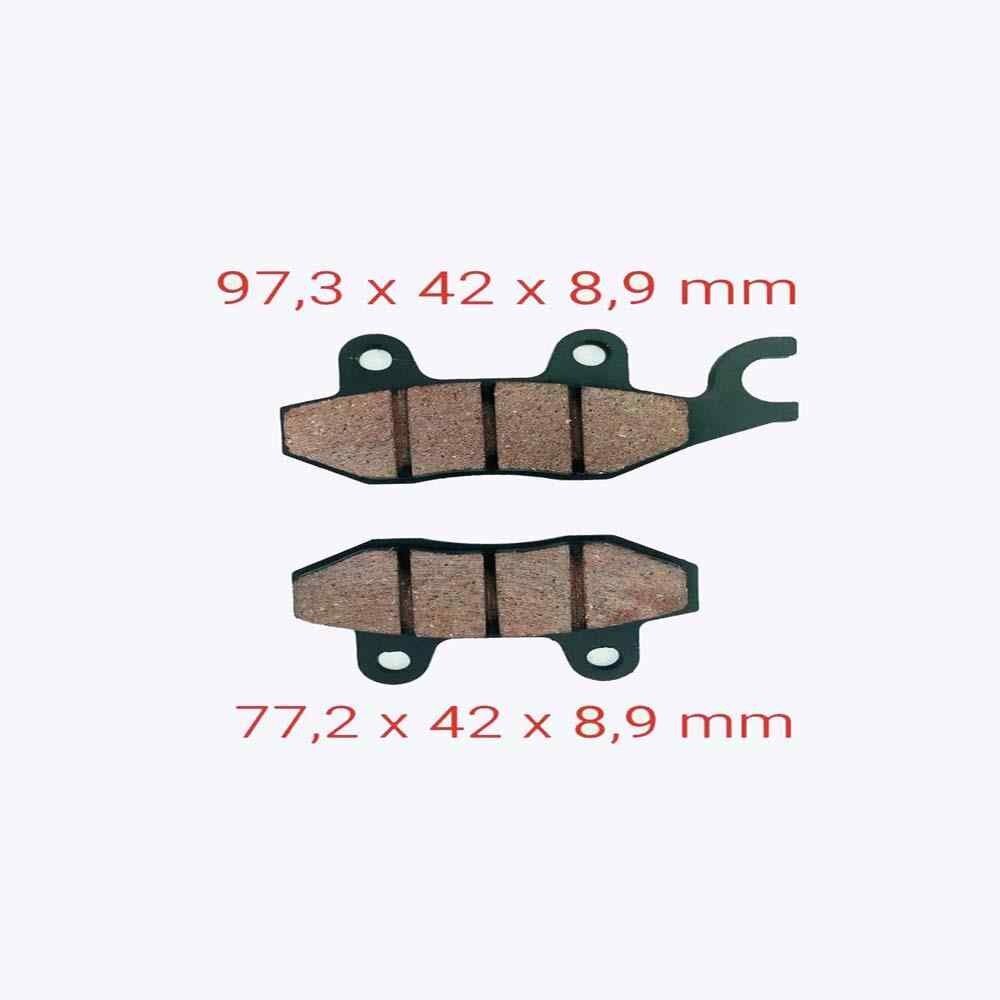 Cub Ön Fren Disk Balatası Çengelli 9 Mm Fa197
