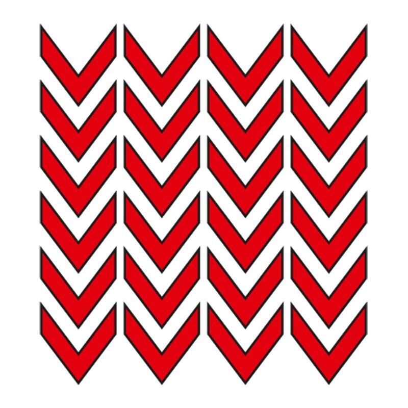 Cg Kırmızı Ok Sakal Şeridi