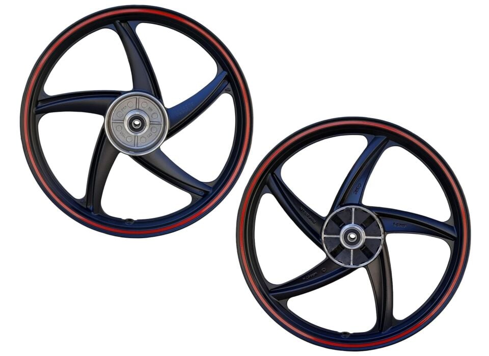 Arora Cub Kasırga Arka Jant Çelik Siyah 160-17