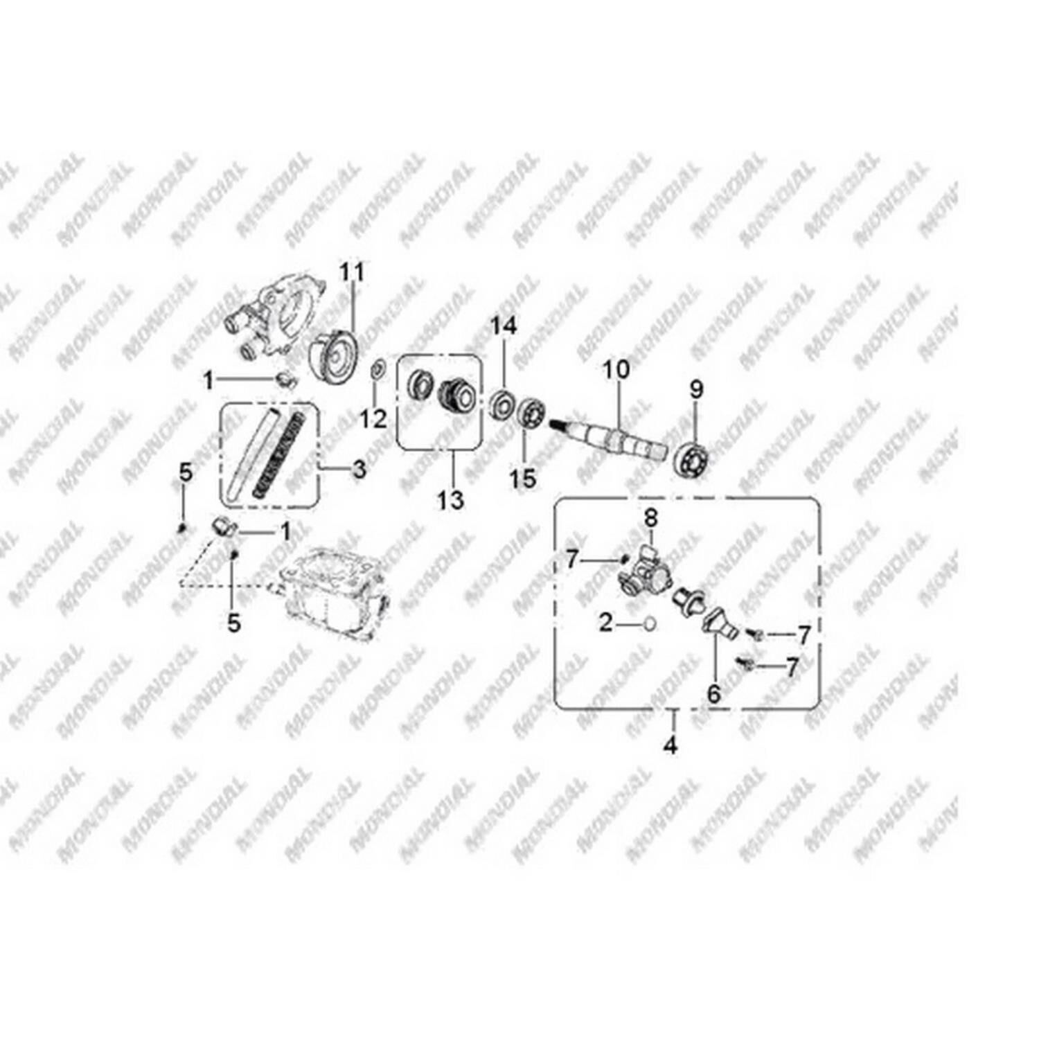 Atv Md200 Jackal Termostat Ve Gövdesi Komple (60) Orj