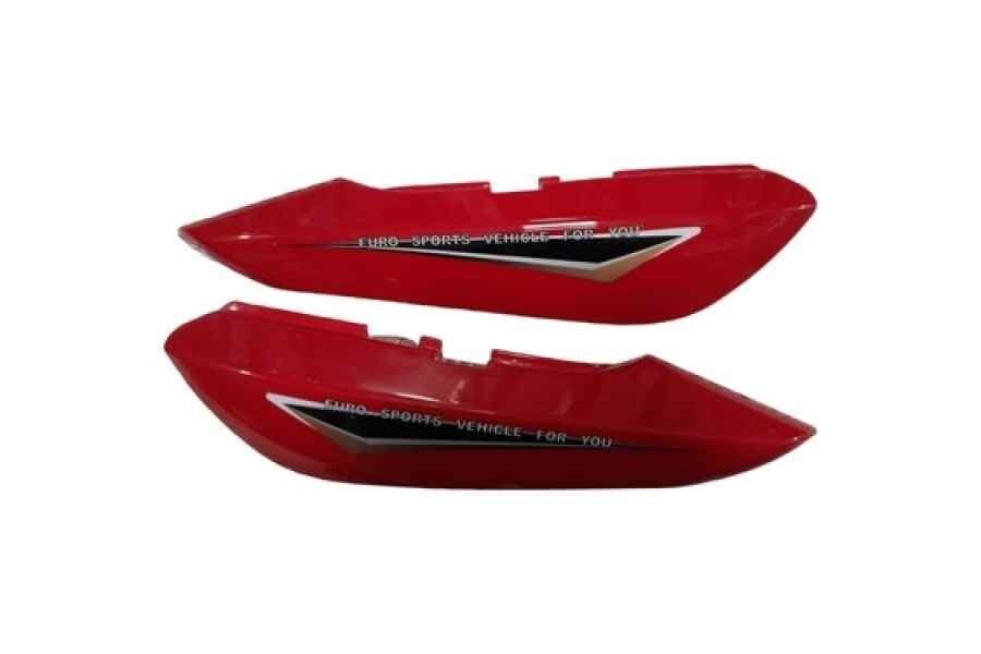 125T Sele Altı Arka Kapak Bordo-Siyah