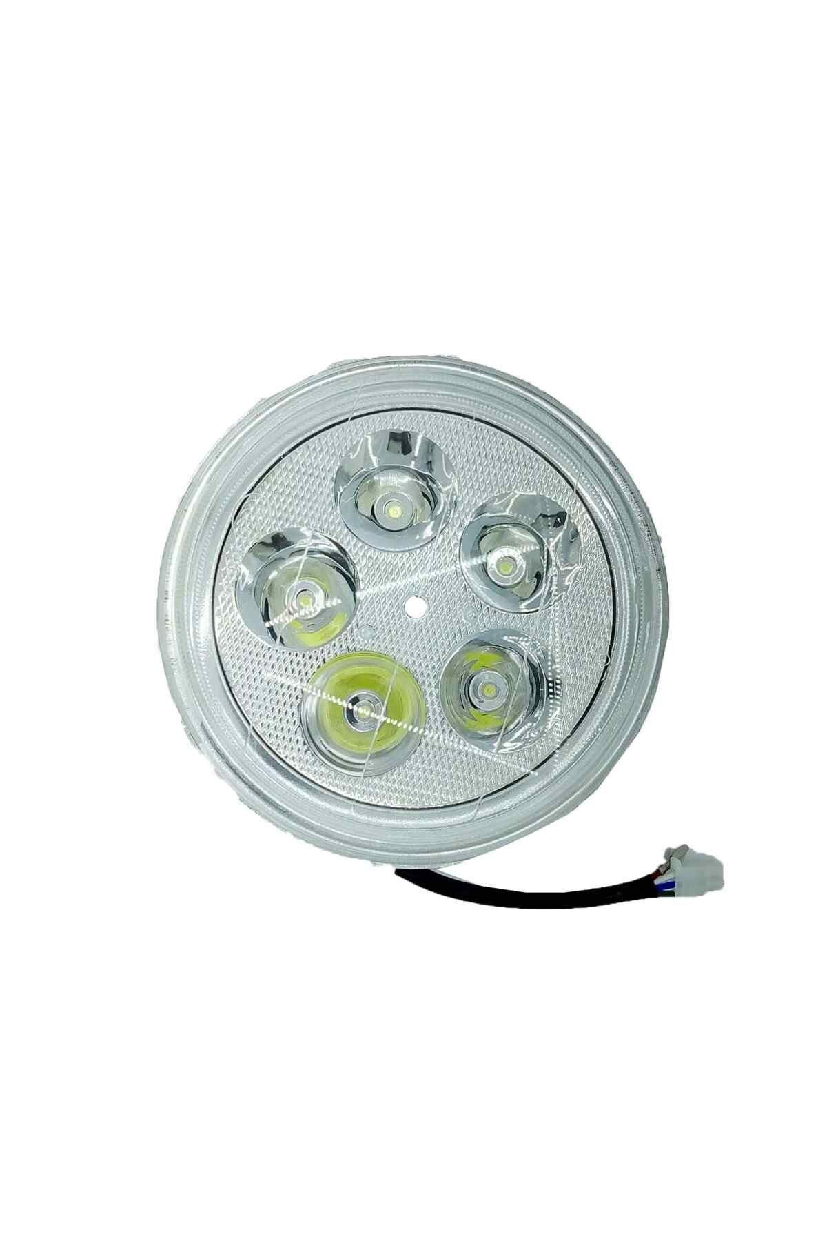 Ybr Uyumlu Far Atomu Yuvarlak 2006-08 5 Ledli