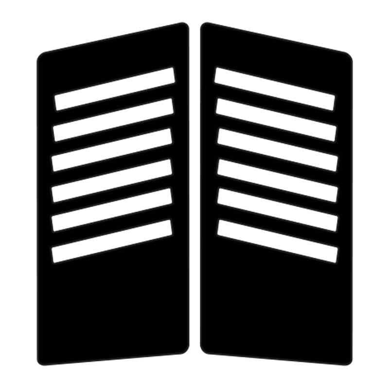 Cg Siyah Yan Kapak Sticker