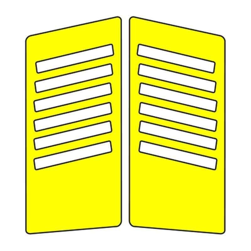 Cg Sarı Yan Kapak Sticker