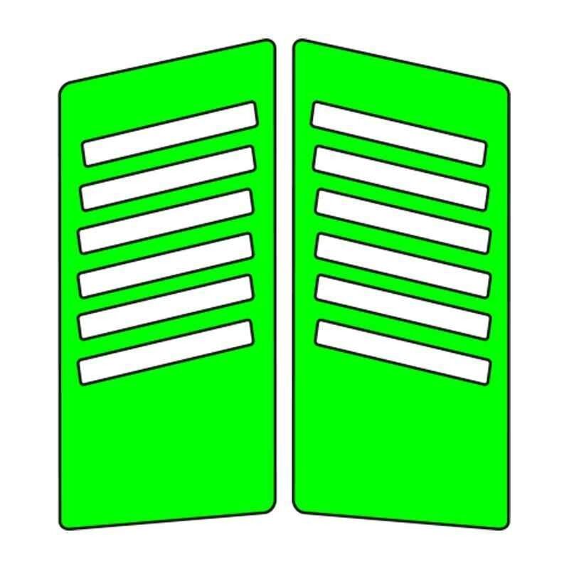 Cg Florasan Yeşil Yan Kapak Sticker