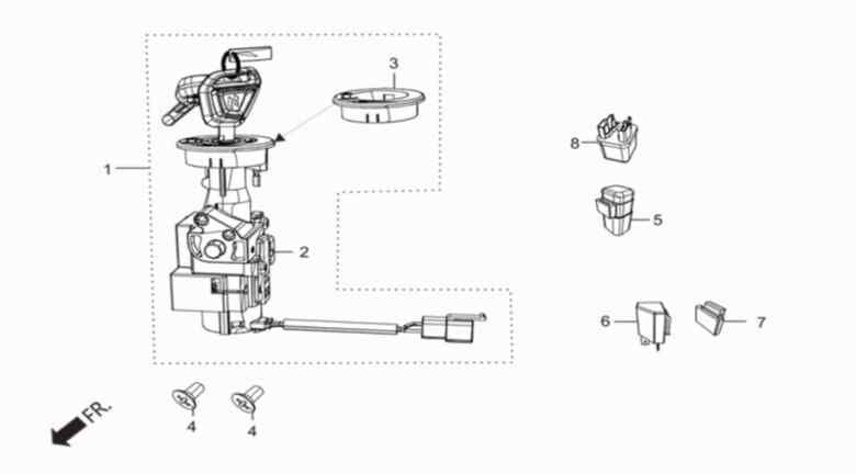 Hero Duet 125 (Duet 125) Kontak Plastigi Orj ResimNo:3
