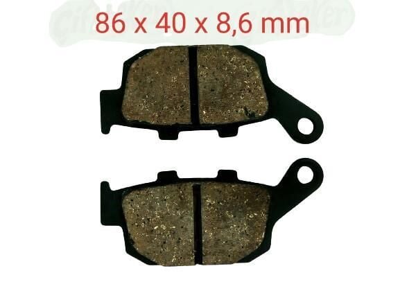 Mondial Arka Fren Disk Balatası Fa496 Rx3İ Evo (2016-....) - 125 Drift L Vultre 125 İ Kd 125 F