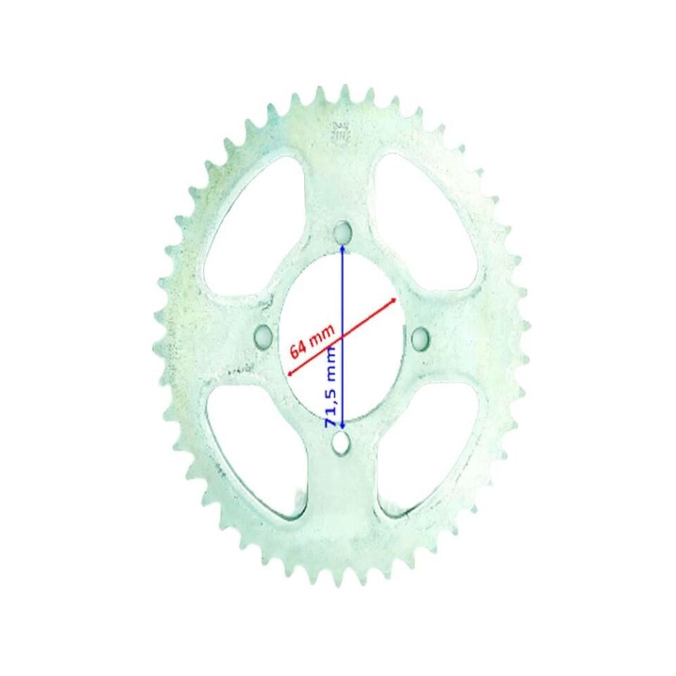 Kanuni Racer 200 Arka Dişli 428-46T İç 64 Mm Öm